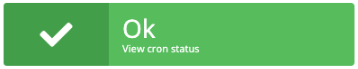 A green OK status