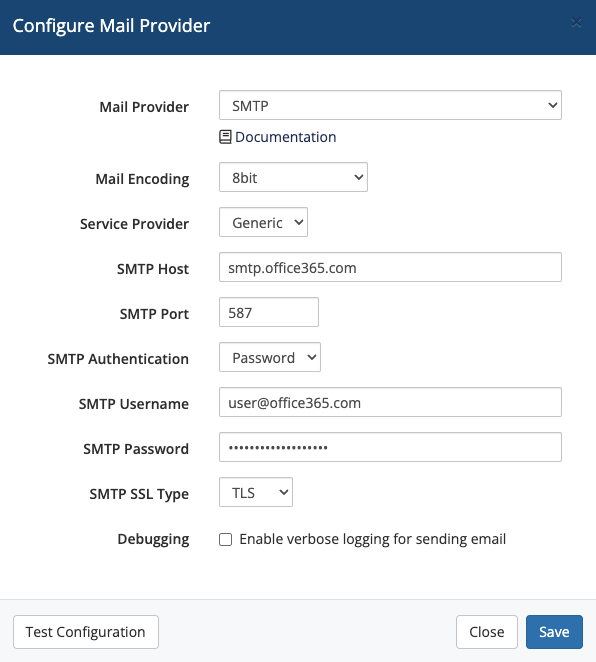 Configuring Microsoft 365