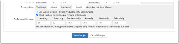 Enable On-Demand Renewals